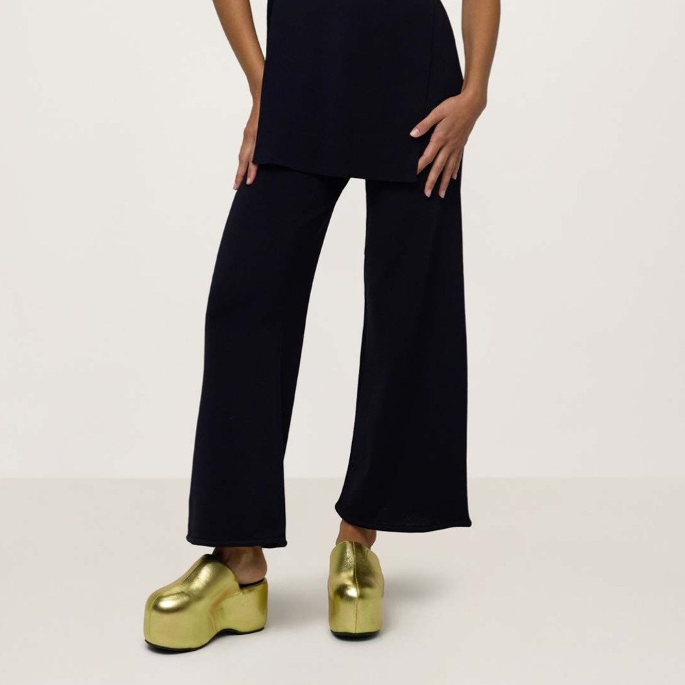 Simon Miller Jabber Cropped Pant Wide Leg - Sz Medium